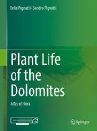 cover of the book Plant Life of the Dolomites: Atlas of Flora