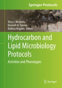 cover of the book Hydrocarbon and Lipid Microbiology Protocols: Activities and Phenotypes