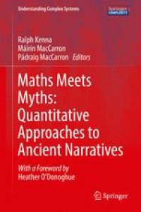 cover of the book Maths Meets Myths: Quantitative Approaches to Ancient Narratives