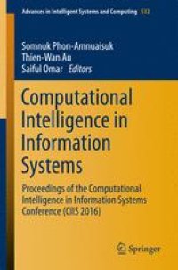 cover of the book Computational Intelligence in Information Systems: Proceedings of the Computational Intelligence in Information Systems Conference (CIIS 2016) 