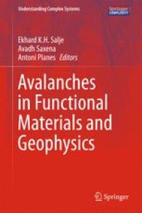 cover of the book Avalanches in Functional Materials and Geophysics