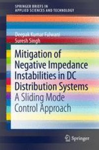 cover of the book Mitigation of Negative Impedance Instabilities in DC Distribution Systems: A Sliding Mode Control Approach