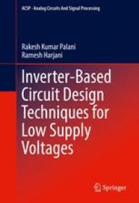 cover of the book Inverter-Based Circuit Design Techniques for Low Supply Voltages