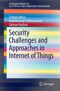 cover of the book Security Challenges and Approaches in Internet of Things