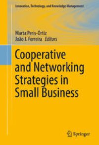 cover of the book Cooperative and Networking Strategies in Small Business