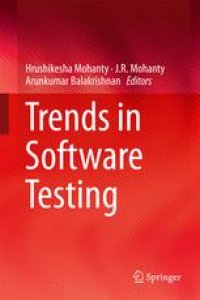 cover of the book Trends in Software Testing