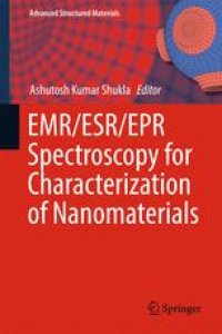 cover of the book EMR/ESR/EPR Spectroscopy for Characterization of Nanomaterials