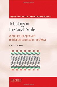 cover of the book Tribology on the Small Scale: A Bottom Up Approach to Friction, Lubrication, and Wear