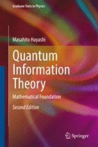 cover of the book Quantum Information Theory: Mathematical Foundation