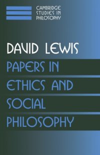 cover of the book Papers in Ethics and Social Philosophy