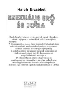 cover of the book Szexuális erő és a jóga