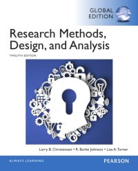 cover of the book Research Methods, Design, and Analysis