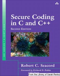 cover of the book Secure Coding in C and C++