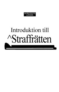 cover of the book Introduktion till straffrätten