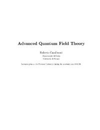 cover of the book Lectures on advanced QFT