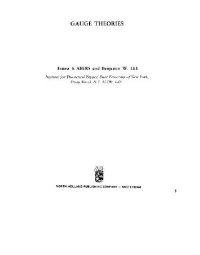 cover of the book Gauge theories