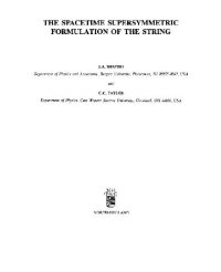 cover of the book The spacetime supersymmetric formulation of the strings