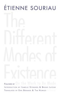 cover of the book The Different Modes of Existence