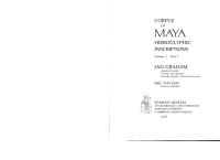 cover of the book Corpus of Maya Hieroglyphic Inscriptions 2.1 (Naranjo)