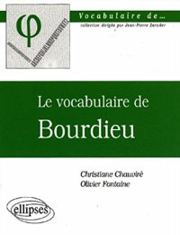 cover of the book Le vocabulaire de Bourdieu