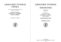 cover of the book Gregorii Nysseni Sermones. Pars 2