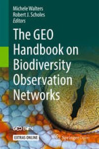 cover of the book The GEO Handbook on Biodiversity Observation Networks