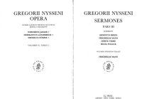 cover of the book Gregοrii Nysseni sermones