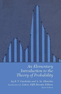 cover of the book An Elementary Introduction to the Theory of Probability