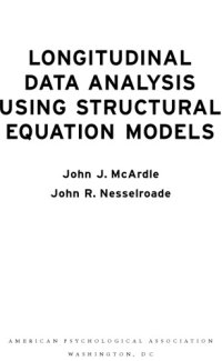 cover of the book Longitudinal Data Analysis using Structural Equation Models