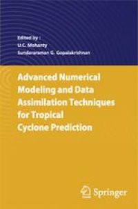 cover of the book Advanced Numerical Modeling and Data Assimilation Techniques for Tropical Cyclone Prediction