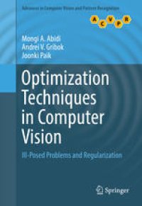 cover of the book Optimization Techniques in Computer Vision: Ill-Posed Problems and Regularization