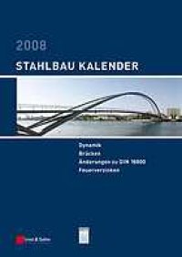 cover of the book Stahlbau Kalender 2008