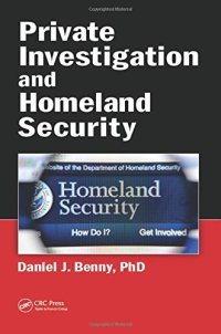 cover of the book Private investigation and homeland security