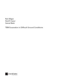 cover of the book TBM excavation in difficult ground conditions: case studies from Turkey