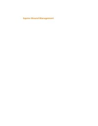 cover of the book Equine wound management