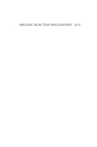 cover of the book Organic reaction mechanisms 2013: an annual survey covering the literature dated January to December 2013