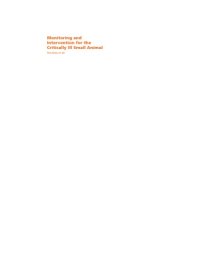 cover of the book Monitoring and intervention for the critically ill small animal: the rule of 20