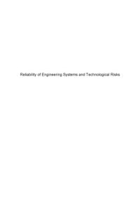 cover of the book Reliability of engineering systems and technological risks