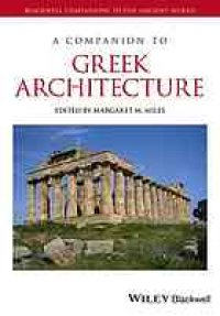 cover of the book A companion to Greek architecture