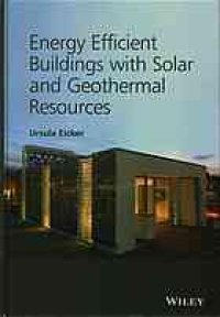 cover of the book Energy efficient buildings with solar and geothermal resources