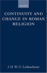 cover of the book Continuity and Change in Roman Religion