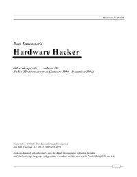 cover of the book Hardware hacker. Selected reprints — volume III