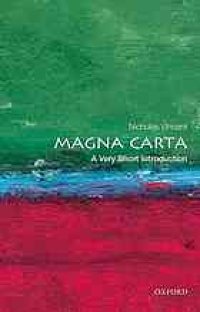 cover of the book Magna Carta : a very short introduction