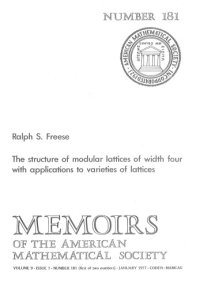 cover of the book The Structure of Modular Lattices of Width Four With Applications to Varieties of Lattices