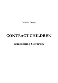 cover of the book Contract Children. Questioning Surrogacy