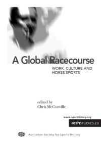 cover of the book A global racecourse : work, culture and horse sports