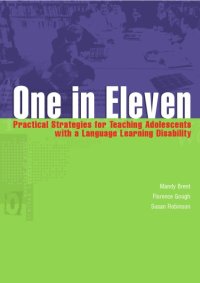 cover of the book One in eleven : practical strategies for teaching adolescents with a language learning disability