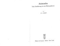 cover of the book Aristoteles: Eine Einführung in sein Philosophieren