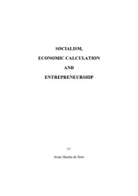 cover of the book Socialism, Economic Calculation and Entrepreneurship