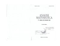 cover of the book Analisi Matematica